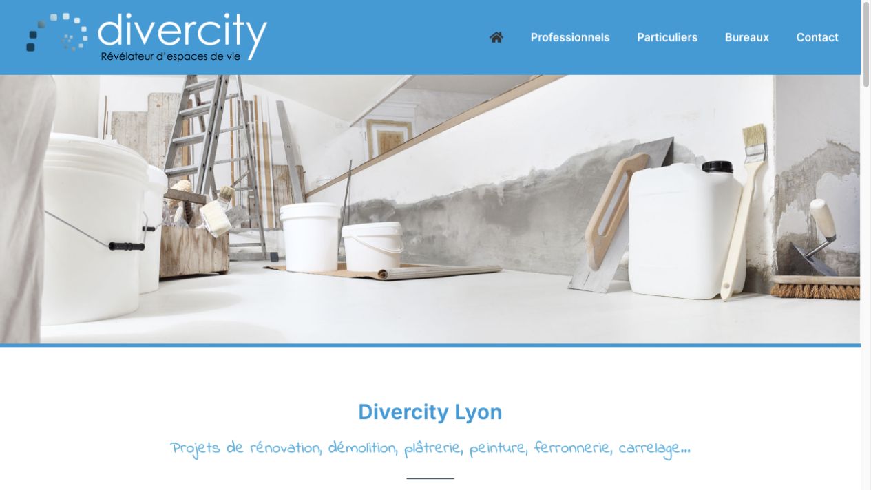 Capture du site de Divercity